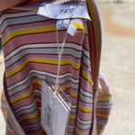 FATE. Kristin Striped Mini Dress Pink Yellow size L Photo 5