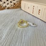 Boutique NWT Gold Amethyst Oval Cut Ring “Brigitta” Light Purple Promise Engagement Jewelry Photo 7