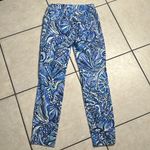 Lilly Pulitzer  Kelly‎ High Rise Skinny Ankle Pants Iris Blue Zanzibar Zoo Photo 10