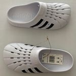 Adidas Adilette Women’s Clogs in White & Black, Size: 9 Photo 9