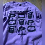 Vampire Olivia rodrigo sweatshirt purple large Photo 1