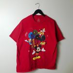 Disney 2012 Walt World T Shirt Red XL Extra Large Mickey Mouse Characters Solid Photo 11