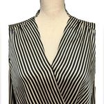 Drew  Wrap‎ Striped Blouse Size S Photo 2