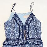 Keepsake The Label Catch Me Lace Mini Dress: Blue Photo 11