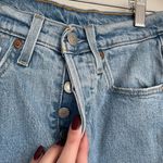 Levi's  501 S Skinny High Rise Raw Hem Jeans  Photo 7