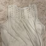 Maurice's White Lacy Tank Top Photo 1
