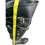 Libby Edelman  Over The Knee Black Riding Boot Size 8 Tall Zip Equestrian Style Photo 6