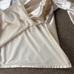 EXPRESS NWT Ivory Satin Draped
Shoulder Top Size XL Retail $79.00 Photo 8