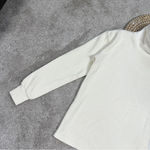 Wanakome Women’s Kimberly Cowl Neck Sweatshirt Longsleeve in Oatmeal S Photo 4