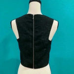 1. State  black gingham crop top in size xs Photo 1