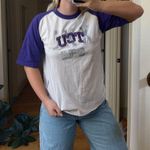 Old Varsity Brand Vintage TCU Baseball Style T-shirt Photo 0