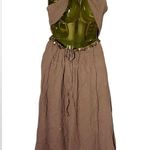 Reiss  brown silk halter dress size 10 Photo 2