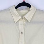 Denim Forum Unisex Light Yellow‎ Short Sleeve Button Photo 5