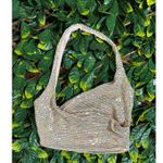 FASHIONNOVA Sparkly Pink Gold Going Out Crop Top Size Small Photo 2