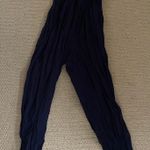 Lulus Navy Blue Halter Jumpsuit  Photo 0