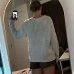 PacSun L.A Hearts White Oversized Sweater Photo 1