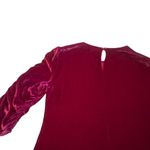 Rebecca Taylor Velvet Fuchsia Shirt Top Blouse Ruched Sleeves Size 4 Women's Photo 6