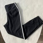 YPB SculptLUX Side Stripe 7/8 Length Legging Black White Size Large Photo 3