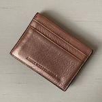 Aimee Kestenberg Aimme Kestenberg genuine leather metallic bronze cardholder Photo 2