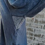 We The Free  Free People Back at It Henley Top Medium Gray Hi Low Oversiz… Photo 7