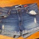 Celebrity Pink  Blue Jean Shorts with Cut-Off Style Photo 0