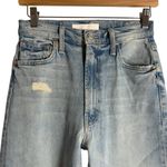 Mother The High Waisted Rider Skimp The Confession Distressed Jeans Size 26 Blue Photo 6