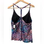 Island Escape Underwire Tankini Top Black Size 18W Photo 3
