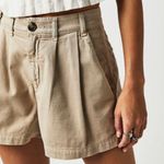 Free People  Billie Chino Shorts size 10 - EUC! Photo 2
