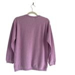 Nash Collection Ribbed Lilac sweatshirt Sz YXL Sporty casual Academia Festival Pink Photo 3