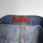 SIGNATURE 8 Women’s Sm Distressed High Rise Booty Blue Denim Jean Cutoff Shorts Photo 3