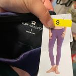 Tuff Athletics NWT  HEATHERED PURPLE 7/8 LEGGINGS Photo 2