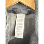 Patagonia Jacket Womens Medium Black Fleece Collar Snap Pockets Elbow Patches Photo 2