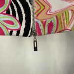 Alberto Makali  Floral and Zebra Full Zip Jacket in Multi‎ Size 6 Photo 2
