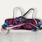 NWT Blush Profile Gottex Swimwear Multicolor Floral Ruffle Bikini Top Size Small Blue Photo 5