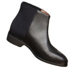 BCBGMAXAZRIA New  Black Cow Leather Ankle Boots 9.5 Collin Photo 1