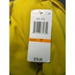 NWT GB Gianni Bini One Shoulder Dress Party Cocktail Embellished Yellow Size 7 Yellow Photo 6