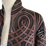 Vintage Talk of the Walk Mesh Ribbon Blazer M Gorgeous Details New Black Size M Photo 4