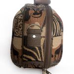 Bon Voyage Paris Safari Travel Bag Small Brown Beige Photo 5