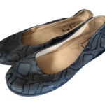 FS/NY French Sole‎ fslny slight wedge made in Italy women’s size 6 snake print Black Photo 0