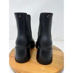 Circus by Sam Edelman Black Rubber Chelsea Lug Sole Platform Boots Womens Size 8 Photo 4