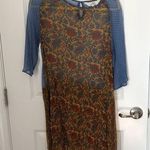Label Ritu Kumar semi sheer floral boho tunic/mini dress size 2 Photo 0