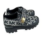 Michael Kors NWOT Padma Logo Jacquard Black Gray Chunky Slip On Loafers Size 9.5 Photo 2