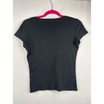 Calvin Klein Jeans Womens Black V Photo 4