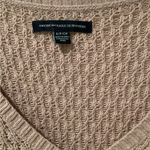 American Eagle  Outfitters Dusty Pink V-Neck Long Sleeve Sweater Size S Photo 5