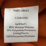 Ontwelfth Twist Front Mini Dress Womens S Burnt Orange Shimmer Party Cocktail Photo 6