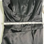 White House | Black Market Strapless Satin Mini Dress - Size 2 Glam LBD Photo 7