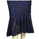 Nicole Bakti Scalloped Flutter Sleeve Beaded Mermaid Dress STYLE #663 size 8 Photo 7