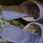 Gucci  Double G Thong Sandal Mules Lavender Photo 4