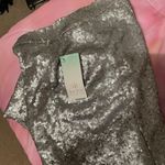 Decree  Sparkly Shiny High Waisted Mini Skirt Photo 4