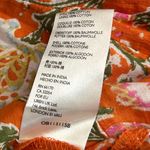 Free People  End Of The Island Godet Skirt Orange Sz 4 Photo 5
